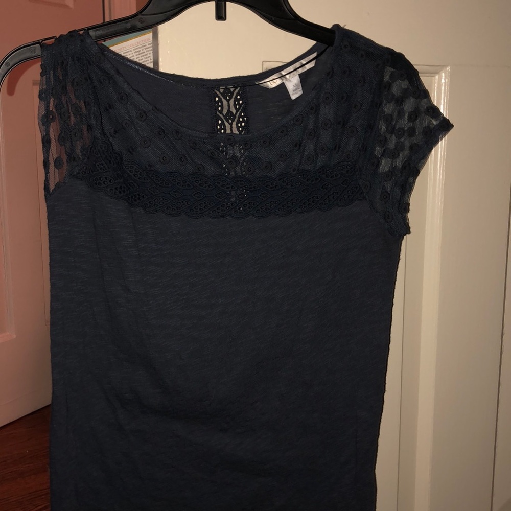 Lace Front Blouse
